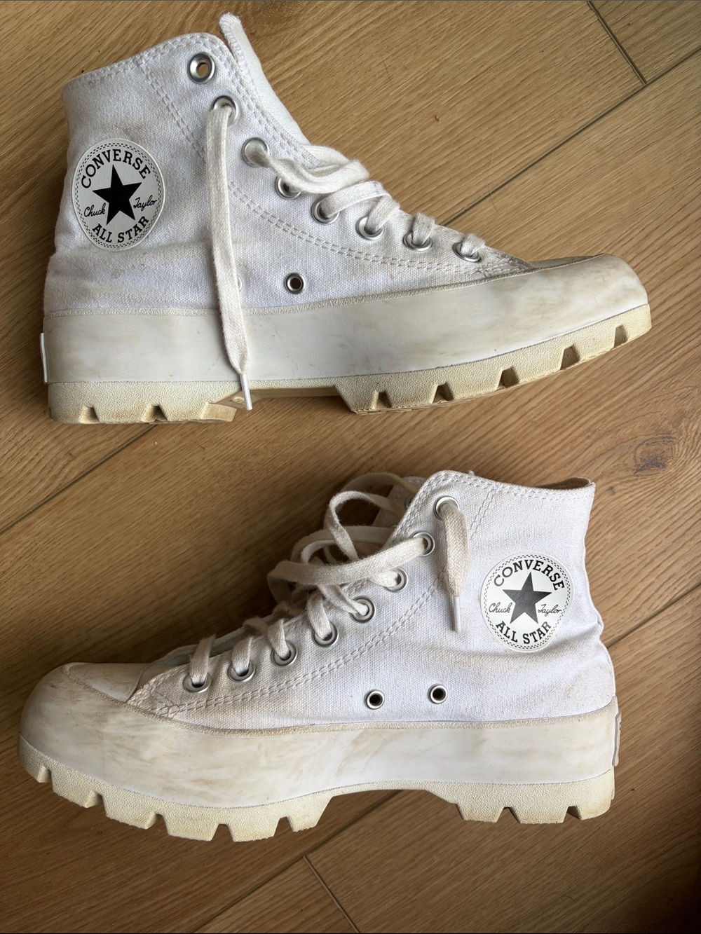 White Canvas Converse